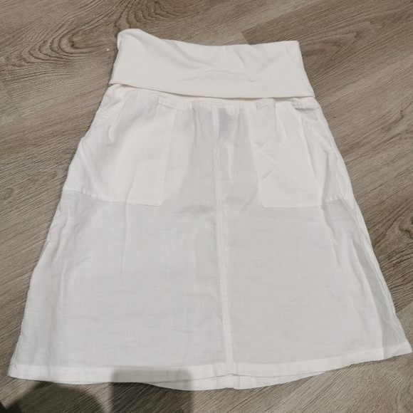 MNG white cotton Sport  skirt with pockets - Picture 3 of 5